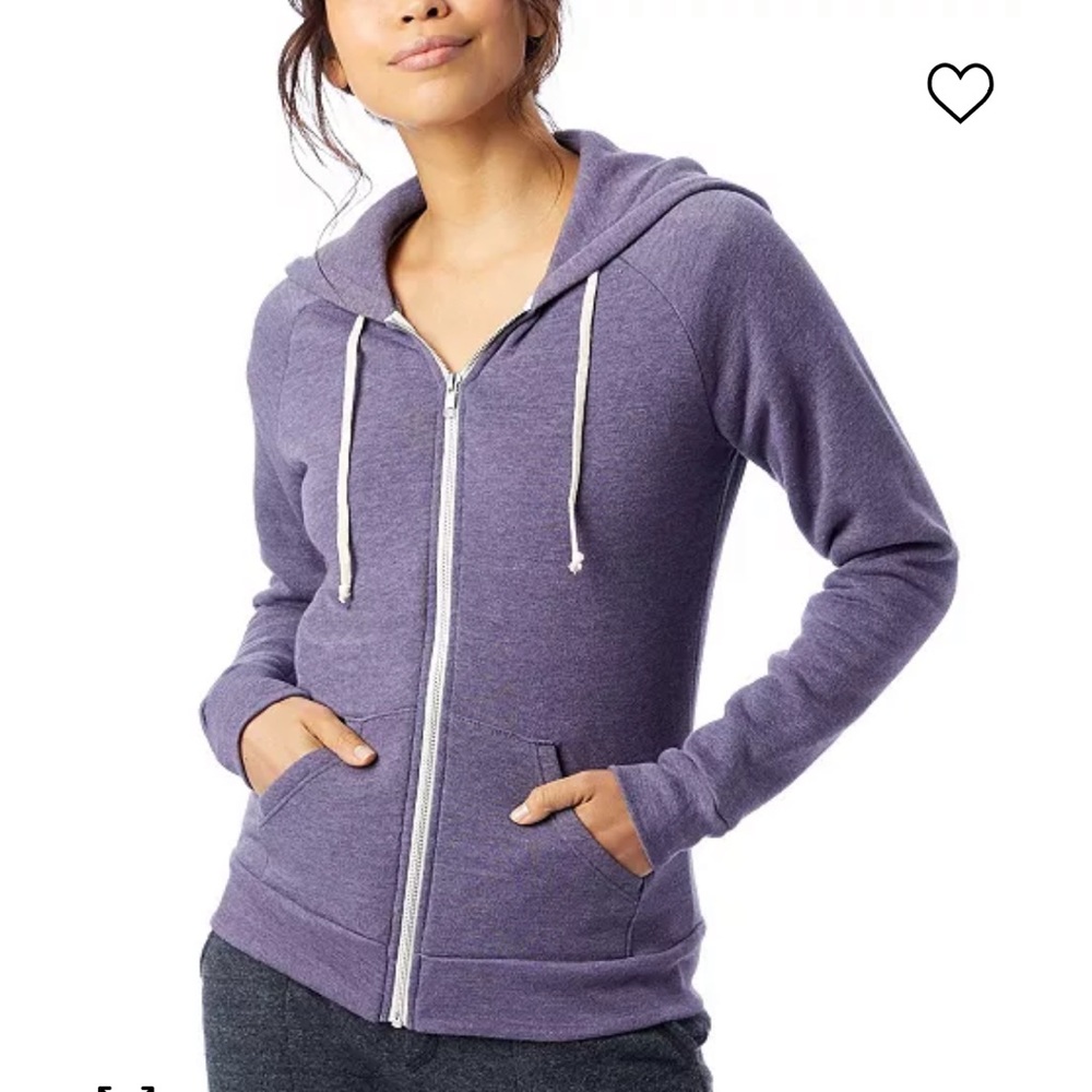 Alternative Apparel purple hoodie